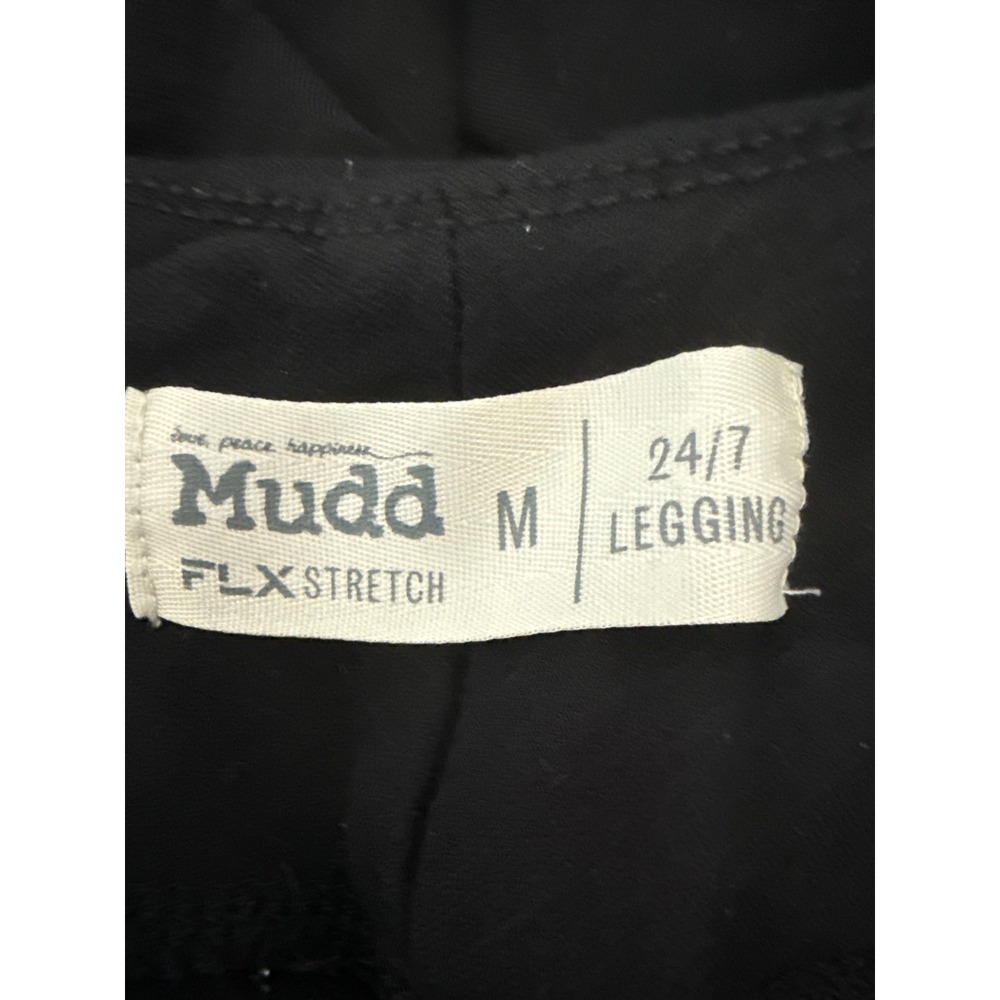 Mudd 24/7 Legging Womens Medium Black FLX Stretch Pull On Pants JM73J001RS - Picture 5 of 7